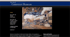 Desktop Screenshot of chrisoldhamart.com